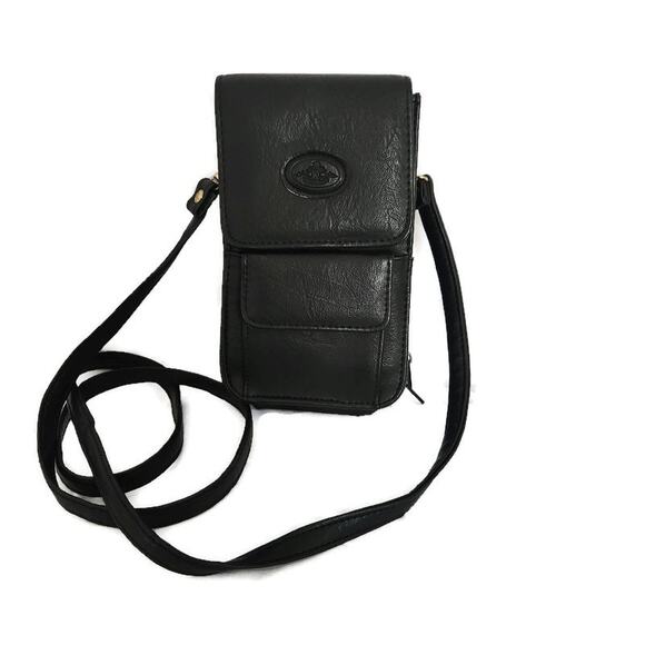 Kolta Women's Black Multi Compartment Mini Crossbody Bag - Picture 5 of 9